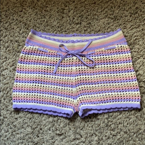 Lovers + Friends Other - Lovers + friends crochet shorts